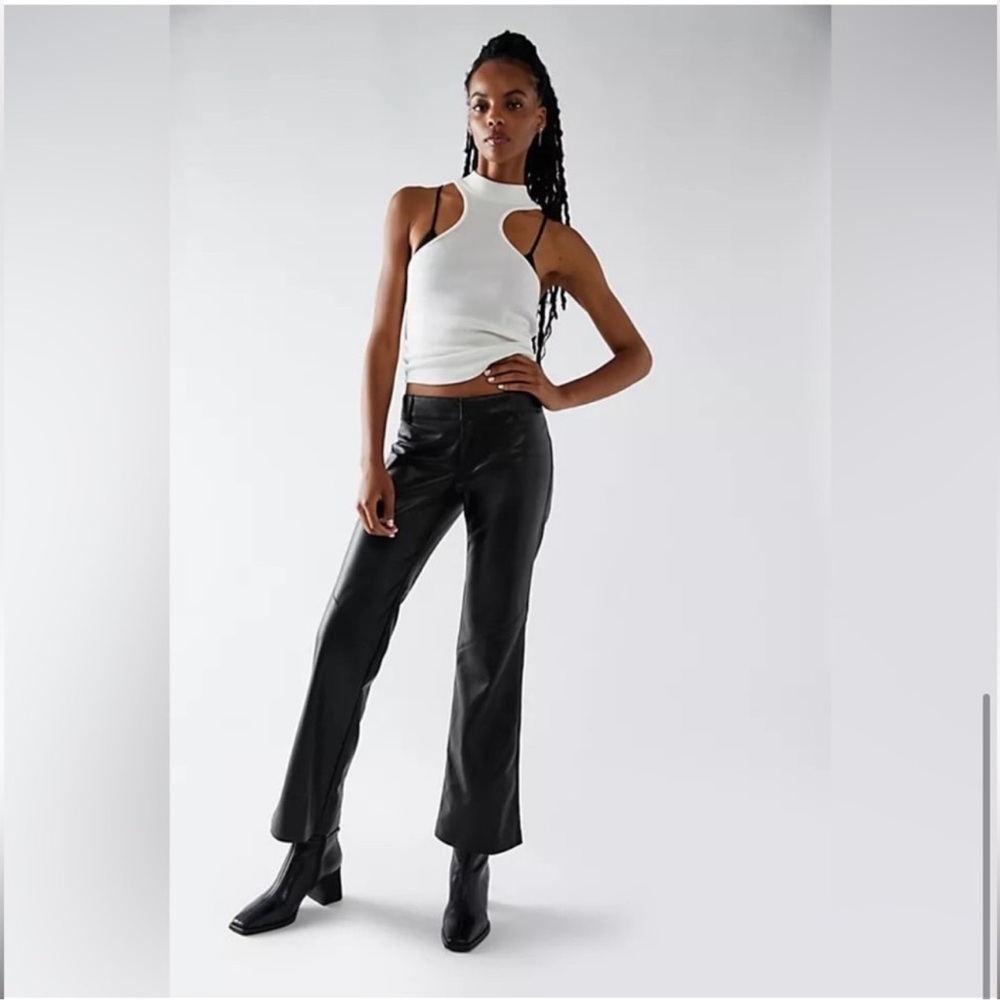 Free People Black Flare Pants - Picture 3 of 8